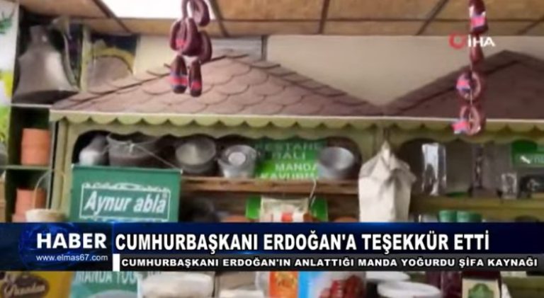 Cumhurbaşkanı Erdoğan’ın anlattığı manda yoğurdu şifa kaynağı